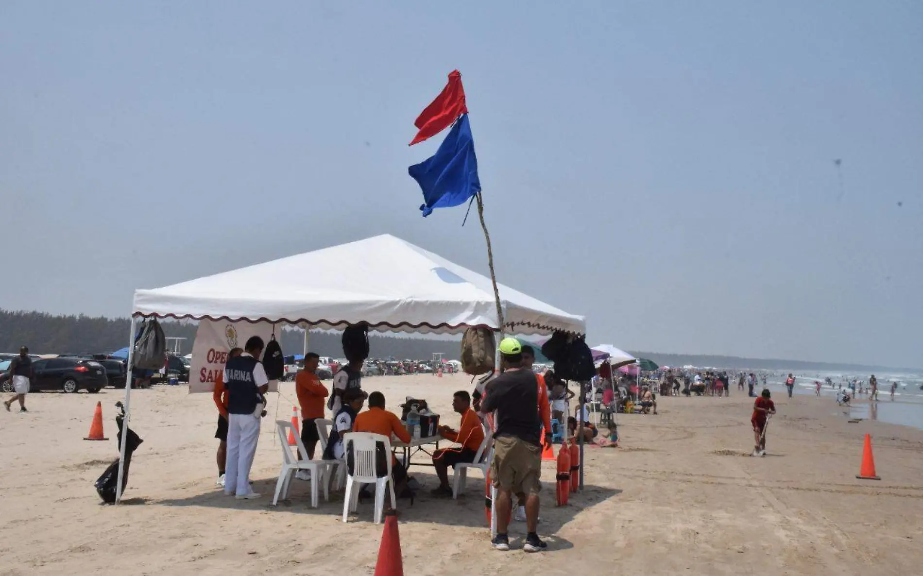 Playa Tesoro registra afluencia de casi 10 mil personas en Viernes Santo